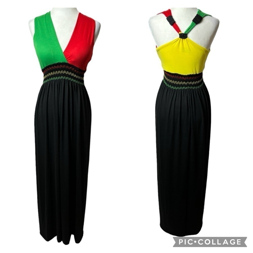 NWT INGEAR Rasta Jamaican Maxi Dress
